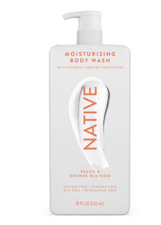 NATIVE Moisturizing Body Wash Peach & Orange Blossom 532 ml - Nawilżający żel pod prysznic
