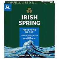 Irish Spring Moisture Blast 12 x 104,8 g - Mydło w kostce