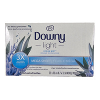 Downy Ocean Mist 65 szt.- Chusteczki zapachowe do suszarek