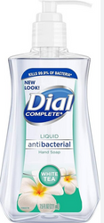 Dial Complete :iquid Antibacterial Hand Soap White Tea 221 ml - Antybakteryjne mydło do rąk
