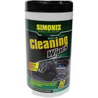 Simoniz Nitro Cleaning Wipes 50 szt. - Chusteczki nawilżane do czyszczenia wnętrza samochodu