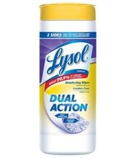 Lysol Disinfecting Wipes Lemon Scent 35 szt. - Chusteczki do dezynfekcji