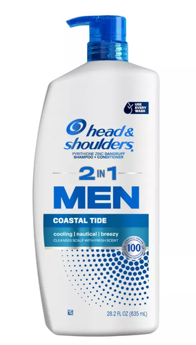 Head & Shoulders Coastal Tide Shampoo + Conditioner 2in1 835 ml - Szampon przeciwłupieżowy i balsam do włosów 2 w 1