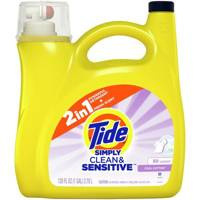 Tide Simply Clean Sensitive 3,78 l 89 l - Uniwersalny żel do prania tkanin