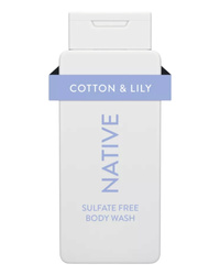 NATIVE Body Wash Cotton & Lily 532 ml - Żel pod prysznic