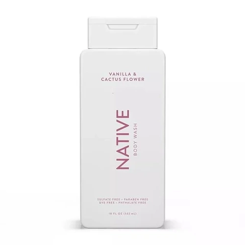 NATIVE Body Wash Vanilla & Cactus Flower 532 ml - Żel pod prysznic
