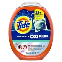 Tide Ultra OXI Odor Eliminators 63 szt. - Uniwersalny kapsułki do prania tkanin