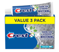 Crest Baking Soda & Peroxide Whitening Fresh Mint 3 x 161 g - Pasta do zębów