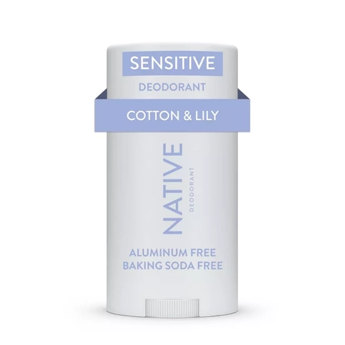 Native Sensitive Cotton & Lily 75 g - Dezodorant w sztyfcie dla kobiet