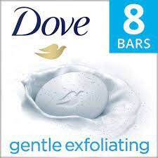 Dove Gentle Exfoliating 8x106 g - Mydło w kostce