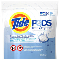 Tide Free & Gentle 16 szt.- Kapsułki do prania