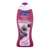 Softsoap Exfoliating Blackberry Sugar Body Wash 591 ml - Złuszczający żel pod prysznic