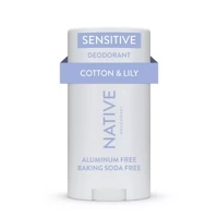 Native Sensitive Cotton & Lily 75 g - Dezodorant w sztyfcie dla kobiet