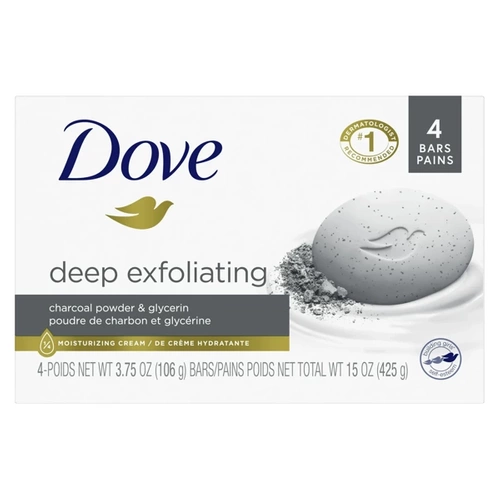 Dove Deep Exfoliating 4x106 g - Mydło w kostce