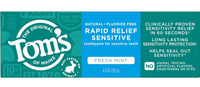 Tom's Rapid Relief Sensitive 113 g - Pasta do zębów