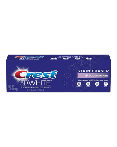 Crest 3D White Stain Eraser Polishing Mint 87 g - Pasta do zębów