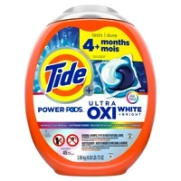 Tide Ultra OXI White + Bright 45 szt.- Uniwersalne kapsułki do prania tkanin