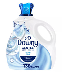 Downy Gentle Soft + Fresh Ocean Mist 2,76 l 138 płukań - Koncentrat do płukania i zmiękczania tkanin