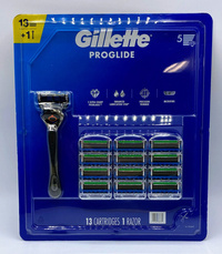 Gillette Proglide Cartridges 13 + 1 szt. - Zestaw ostrzy i maszynka do golenia dla mężczyzn