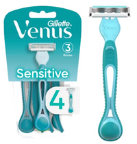 Gillette Venus Sensitive 4 szt. -Zestaw maszynek do golenia dla kobiet