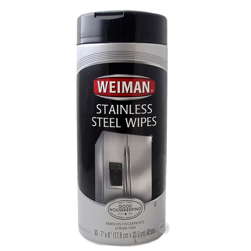 Weiman Stainless Steel Wipes 30 szt. - Chusteczki do czyszczenia stali nierdzewnej 