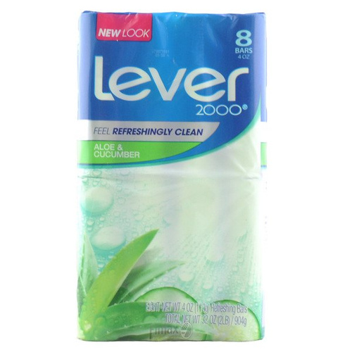 Lever 2000 Aloe & Cucumber 8 x 113 g - Mydło w kostce
