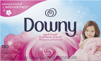 Downy April Fresh 120 szt. - Chusteczki zapachowe do suszarek