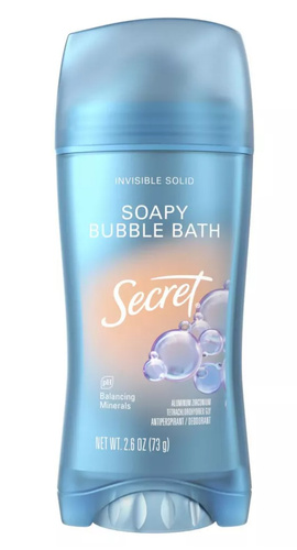 Secret Soapy Bubble Bath 73 g - Antyperspirant w sztyfcie dla kobiet