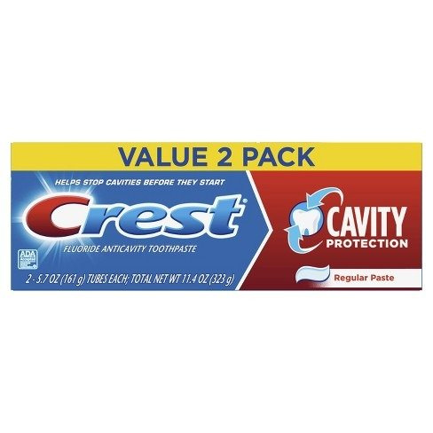 Crest Cavity Protection Regular Paste 2X 161 g - Pasta do zębów