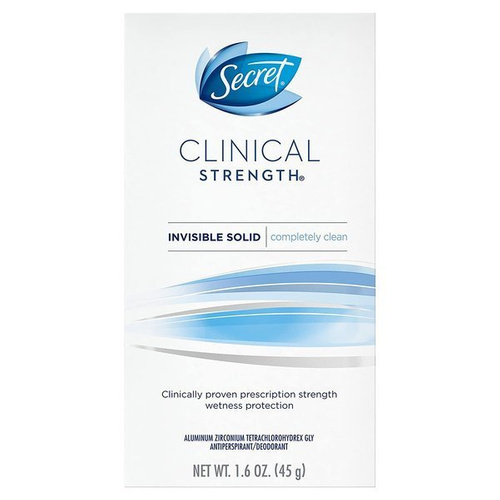 Secret clinical INVISIBLE SOLID 45g - Antyperspirant dla kobiet 