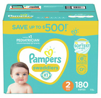 Pampers " 2 "- 180 szt.- Pieluszki jednorazowe dla niemowląt