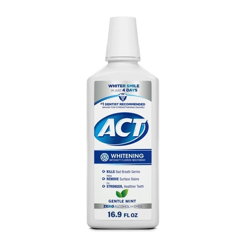 ACT Whitening Gentle Mint 500 ml - Płyn do płukania jamy ustnej