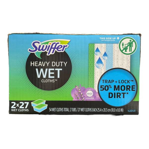 Swiffer Heavy Duty Wet 2 x 27 szt. - Ściereczki do czyszczenia 