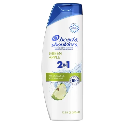 Head & Shoulders Green Apple 2 in 1 370 ml - Szampon i balsam do włosów 2 w 1