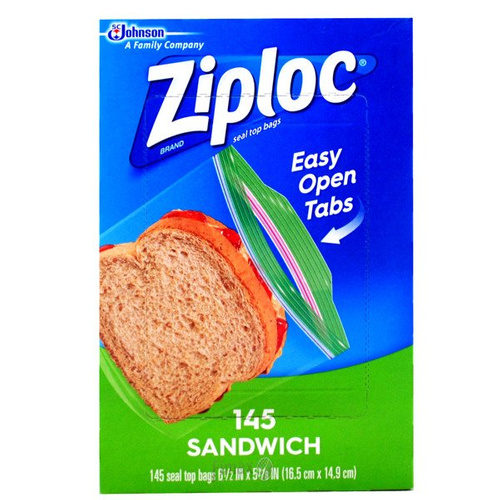 Ziploc Sandwich 145 szt. - Torebki do przechowywania kanapek