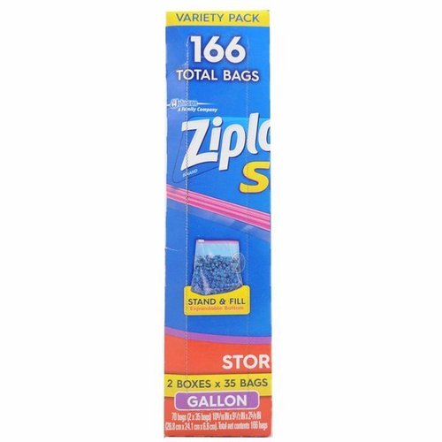 Ziploc Storage 35 szt -Torebki do przechowywania żywności