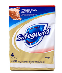 Safeguard Beige 4x113 g - Antybakteryjne mydło w kostce