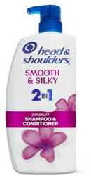 Head & Shoulders Smooth & Silky 2in1 1,18 l - Wygładzający szampon i balsam do włosów 2 w 1