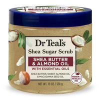 Dr Teal's Shea Sugar Scrub Shea Butter & Almond Oil 538 g - Piling do ciała