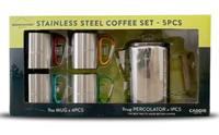 Alpinemountain Gear Stainless Steel Coffee Set- 5 PCS - Zestaw kawowy