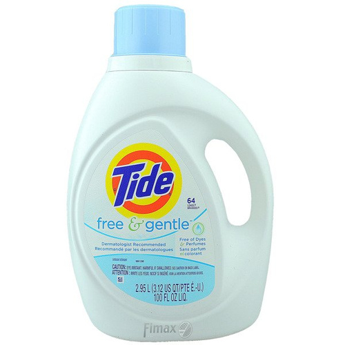 Tide Free Gentle 2,48 l 64 prania- Uniwersalny żel do prania tkanin 