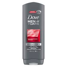 Dove Men + Care Deep Clean 532 ml - Złuszczający żel do mycia twarzy i ciała dla mężczyzn