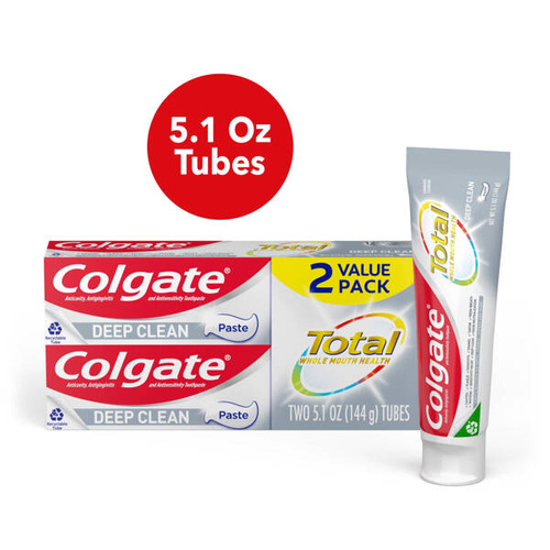 Colgate Total Deep Clean 2 x 144 g - Pasta do zębów