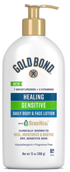 Gold Bond Healing Sensitive 396 g - Hipoalergiczny balsam do twarzy i ciała