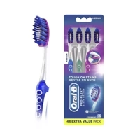 Oral-B Pro-Flex Stain Eraser Medium 4 szt. - Zestaw manualnych szczoteczek do zębów