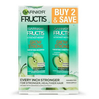 Garnier Fructis Grow Strong Shampoo & Conditioner - Zestaw szampon + balsam do włosów