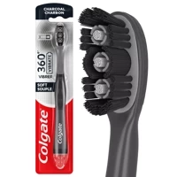 Colgate 360 Vibrate Charcoal - Szczoteczka elektryczna do zębów