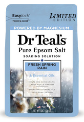 Dr Teal;s Pure Epsom Salt Fresh Spring Rain & Essemtial Oils 1,36 kg - Sól do kąpieli