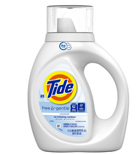 Tide Free Gentle 1 l 25 prań - Uniwersalny żel do prania tkanin