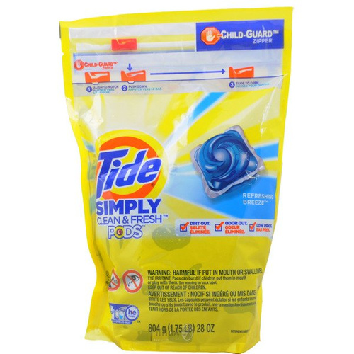  Tide Refreshing Breeze 804 g 43 szt. - Uniwersalne kapsułki do prania tkanin 